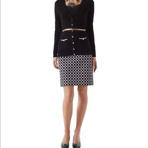 White House Black Market Straight geo skirt size 12 WHBM